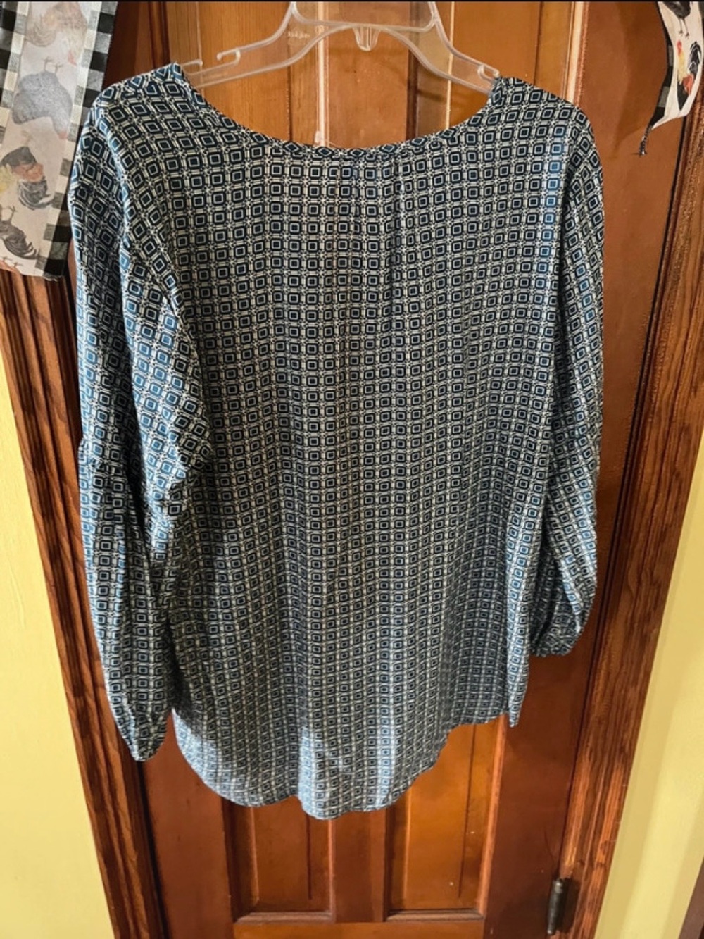 Grand & Greene Blue Geometric Tunic - Picture 9 of 12